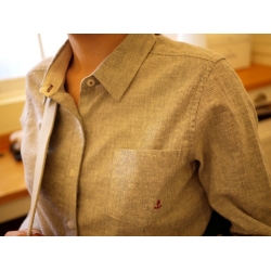 日本製Portland純綿直條襯衫上衣