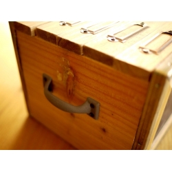 日本復古木製照片儲存箱
