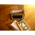 日本復古木製照片儲存箱