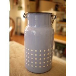 德國1960年淺水藍琺瑯牛奶壺
