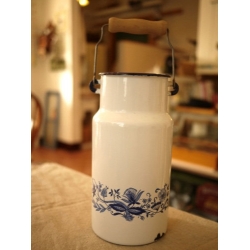 德國1900年白色琺瑯牛奶壺