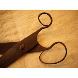 美國1750年代古董手工鑄鐵剪刀