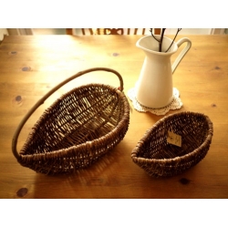 日本雙船型籐籃