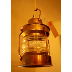 歐洲古董銅油燈造型吊燈