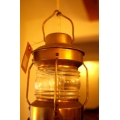 歐洲古董銅油燈造型吊燈