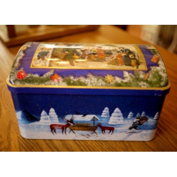 德國老聖誕音樂盒(雪景)