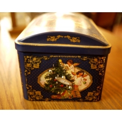 德國老聖誕音樂盒(雪橇)