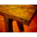 印尼仿舊實木長椅凳