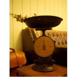 英國SALTER1890年代古董銅面鑄鐵秤